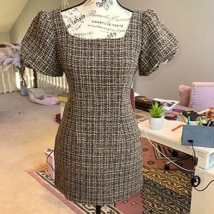 Tweed looking Puff Dress🥻
